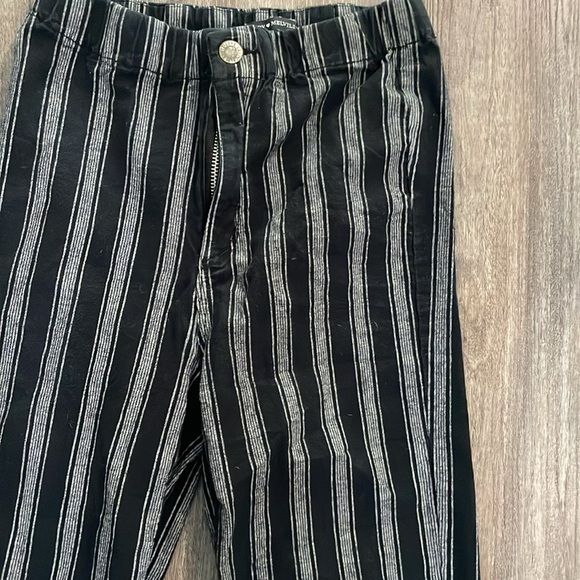 Brandy Melville | high rise trouser pant stripe - Picture 4 of 6